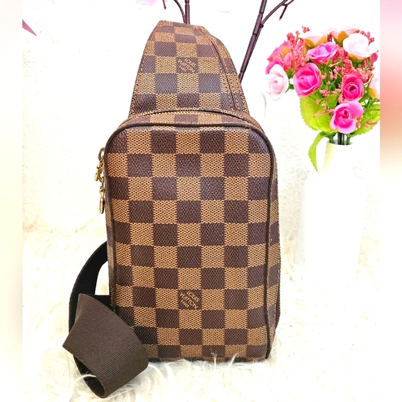 🔥🔥Beautiful Condition 🔥 😍 Authentic Louis Vuitton Geronimo Bumbag Damier - Picture 3 of 17